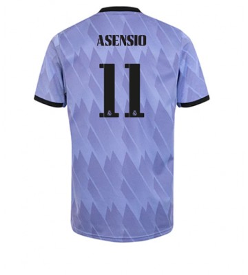 Real Madrid Marco Asensio #11 Bortedrakt 2022-23 Kortermet